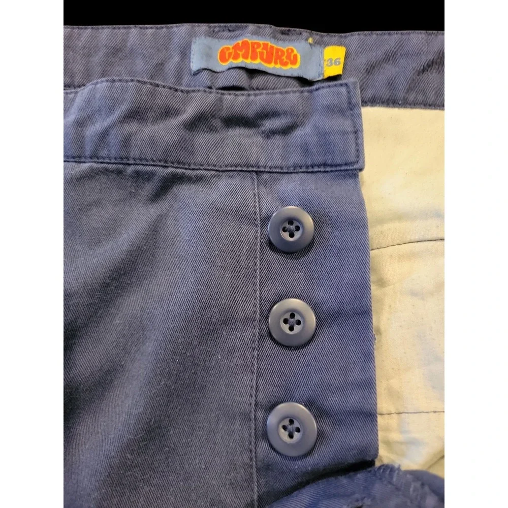Empyre Relax Cargo Pants Size 36 Navy Missing Buttons